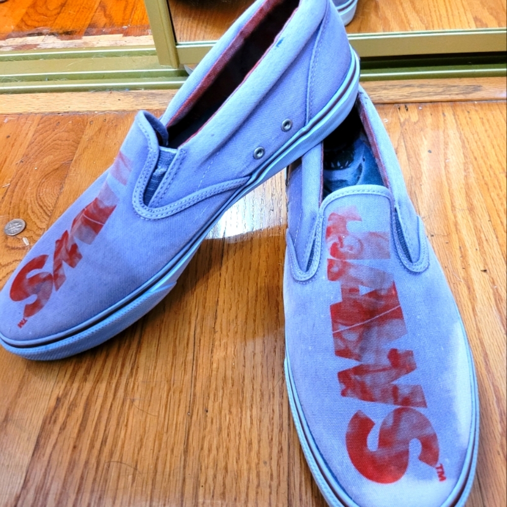 Jaws Sperry Striper Slip On Shark Attack Mens Boat Shoes
